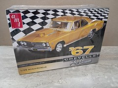 AMT 1967 Chevelle Pro Street 1/25 Scale Plastic Car Model Kit, Factory Sealed