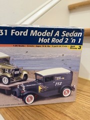Revell 85-2169 – 1931 Ford Model A Sedan Hot Rod 2 ‘in 1 kit Parts