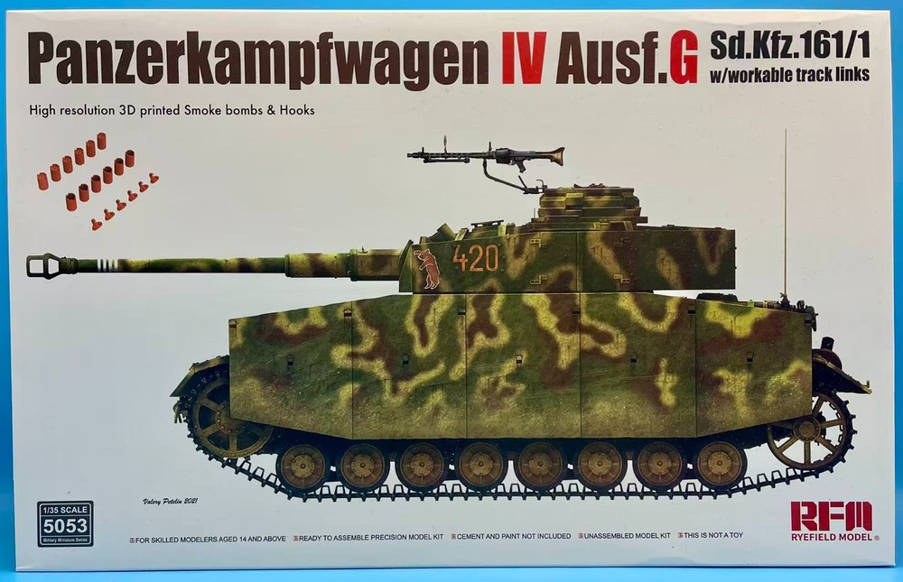 RyeField Model RM 5053 RFM 1/35 Panzerkampfwagen IV Ausf. G Sd.Kfz.161/1 or 2009
