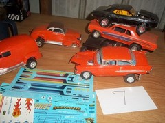 Model Car Junkyard/Parts Lot Salvage Built Plastic Models #7