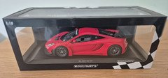 PAUL’S MODEL ART MINICHAMPS MCLAREN 12C GT3 RED 1:18 LTD EDITION #151121392 NEW