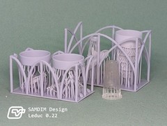Leduc 0.22 model kit 1/72 scale 3D printed Complete kit