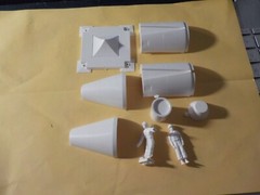Vintage 1958 Hawk US Army JUPITER C ROCKET Explorer Satellite w BONUS!