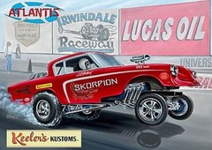 Atlantis Keeler’s Kustoms Skorpion Gasser – Plastic Model Car Kit – 1/25 Scale