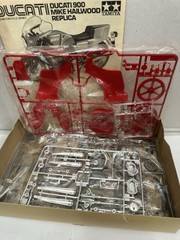 Tamiya 1/12 scale model kit of the legendary Ducati 900 Mike Hailwood Replica