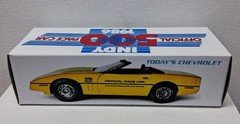 1986 Chevy Corvette Indy 500 Pace Car Custom Made Promo Model BOX ONLY NO CAR