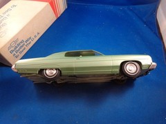 1973 Chevy Caprice 2 Door HT Green Dealer Promo car with box 1/25 scale
