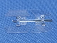 🌟 Side Windows 1955 Jukebox Ford Pro Mod 1:25 Scl 1000s Model Car Parts 4 Sale