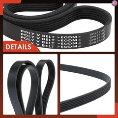 A-Premium 73.97 Inch Engine Serpentine Belt Compatible with Volkswagen, Audi,