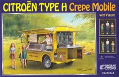 EBBRO 1/24 Model Kit Citroen Hvan Crepe mobile type with figure from Japan 1469