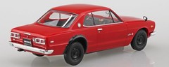 1/32 Plastic Model Snap Kit No.16-RD Nissan C10 Skyline 2000GT-R Red Color-coded