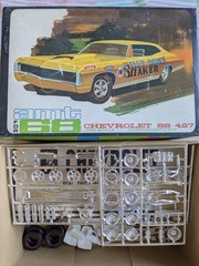L@@K! **RARE *ORIGINAL VINTAGE AMT 1968 CHEVY SS 427 KIT **COMPLETE *SUPER NICE!