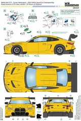 LB Pro 1/24 BMW M4 GT3 Turner ’24 Daytona 24h #96 Decal with Carbon NuNu 16779