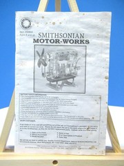 Smithsonian Institutions Motor Works 4-Cylinder Working Engine Model Kit Manual