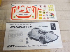 VINTAGE AMT SILHOUETTE “WORLD OF WHEELS” 3n1 MODEL KIT 1/25 DUPONT