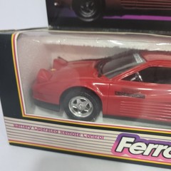 New Bright 1988 FERRARI TESTAROSSA NEW BRIGHT R/C No. 209 Open Box Remote Contro