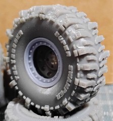 1/24 Scale Resin 15″ Bead lock Wheels & INTERCO TSL BOGGER SUPER SWAMPER X4