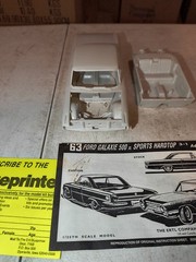 A9A AMT 63 FORD 500XL SPORTS HARDTOP ADVANCED 3 in 1 CUSTOMIZING MODEL KIT 6003