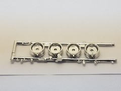 WELD MAGNUM Style Mag Wheels From AMT 1970 Chevelle Model Kit 70 REVOLVER