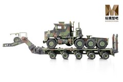 Oshkosh M1070 Heavy Tank NATO Tricolor Metal/Plastic Model, 1:72 Scale