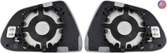 Fits for Exterior Mirrors Glass Side Rear View Mirror White Lens Door Mirror
