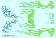 Slixx 7201 Flame sheet 12 1/24 1/25 decal