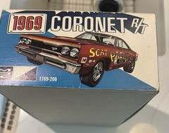 RARE 1969 DODGE CORONET R/T SUPERBEE MPC 1/25 VINTAGE MODEL Excellent Condition
