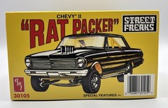 AMT, Street Freaks, Chevy II, “Rat Packer”, 1:25 Scale, Model Kit, 30105.
