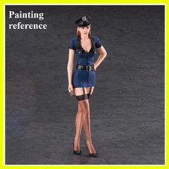 1/12 Cast Resin Model, American Police GK, Uncolored Model