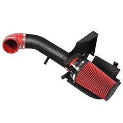 4 Inch Performance Cold Air Intake Filter Kit with Shield for 99-06 Black & Red
