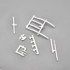 MPC 1/25 1975 Datsun Pickup Parts Kitbash Drag Racing Rear End Suspension