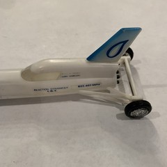 The Blue Flame Land Speed Natural Gas Rocket Car Promo Model Toy 1970s