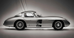 Mercedes-Benz Race 1950sl Car Classic Custom Built Metal Model 1:12 Large Scale