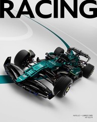 Nifeliz AM24 F1 Racing Car Building Set – 1:8 Scale Collector’s Model for Adults