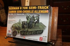 Lindberg German 8 Ton Semi-Track Half Track 1/72 Scale Sealed in Box