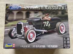 Revell ’29 Ford Model A Roadster 2 in 1 Plastic Model Kit 1:25 Scale NEW SEALED