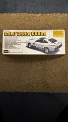 REVELL 1/25 CALIFORNIA COBRA FORD MUSTANG MODEL KIT UNBUILT #7204 COPYRIGHT 1979