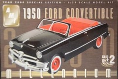 1950 Ford Convertible DASH from AMT 1:25 Model Kit 50