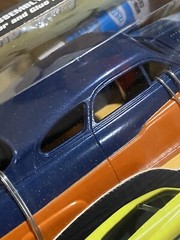 American Muscle Custom Shop ’49 Mercury 1/24 Die-Cast Hot Rod Street Blue/Orange