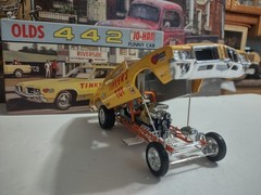 C-104:200 Vintage Johan Olds 442 Funny Car Model, No Box.