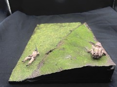 1/35 Scale Military Diorama Base Terrain Display Model Soldiers Figures Diecast