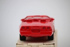 AMT/ERTL 1990 Corvette Convertible Bright red Promo Model 1:24 #6044