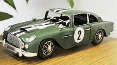 1963 Aston Martin DB5 James Bond’s Metal Toy Car Scale Model 13.5″ Auto Decor