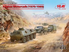 Afghan Motorcade (1979-1989) URAL-375D, URAL-375A, ATZ-5-375, BTR-60 1/72 DS7201
