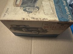 Hubley SJ Duesenberg Diecast Metal Model Kit w/ Chrome Parts 1:18 MPN 4864