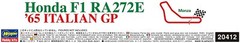 Rare kit Hasegawa 1/24 Honda F1 RA272E 1965 Italy GP from Japan 7394