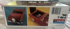 Monogram ’56 Ford T-Bird model kit 2289 1:24 Vintage 1982 New Open Box