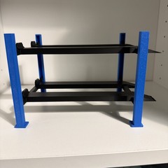 4 post 2 Level model car lift 1:24 1:25 scale KIT Assembly required. Paintable!