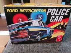 AMT 1970 Ford Galaxie Interceptor Police Car Model Kit#788/12 Unbuilt complete