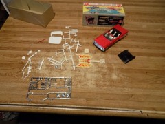 SMP 1961 CHEVY IMPALA CONVERTIBLE MODEL CAR VINTAGE AMT MPC